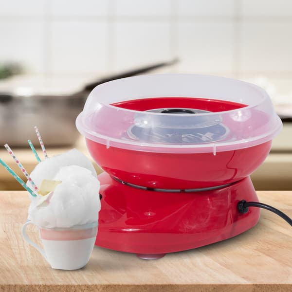 Sockervaddsmaskin Candy Floss Machine Candy Floss Machine (Modell 1/Röd)