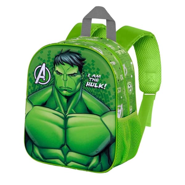 Hulk Rage 3D-rygsæk, 31 cm, holdbart design til børn