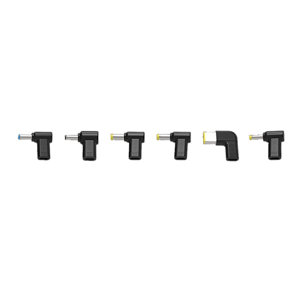 Sæt med 6 stk. Usb-C til bærbare stik - Hp®, Dell®, Acer®, Lenovo®, Asus® - 4 Mm & 5,5 Mm