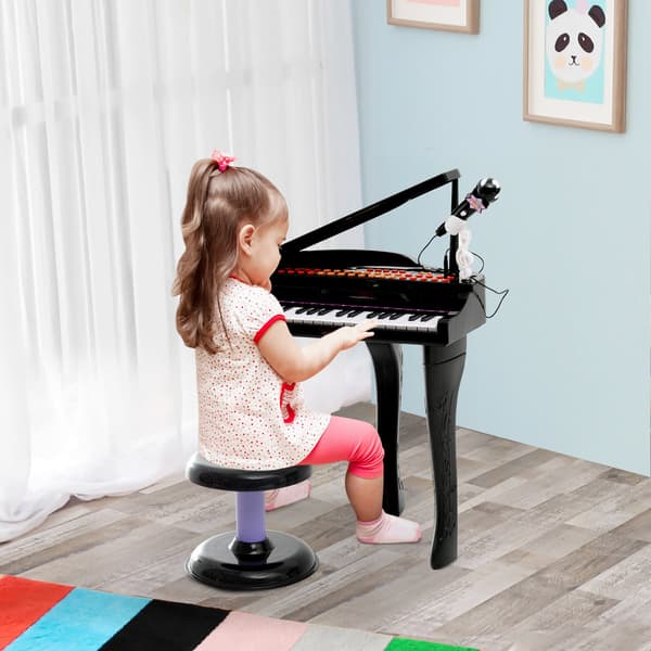Taburet, Musikinstrument Til Børn, Sort