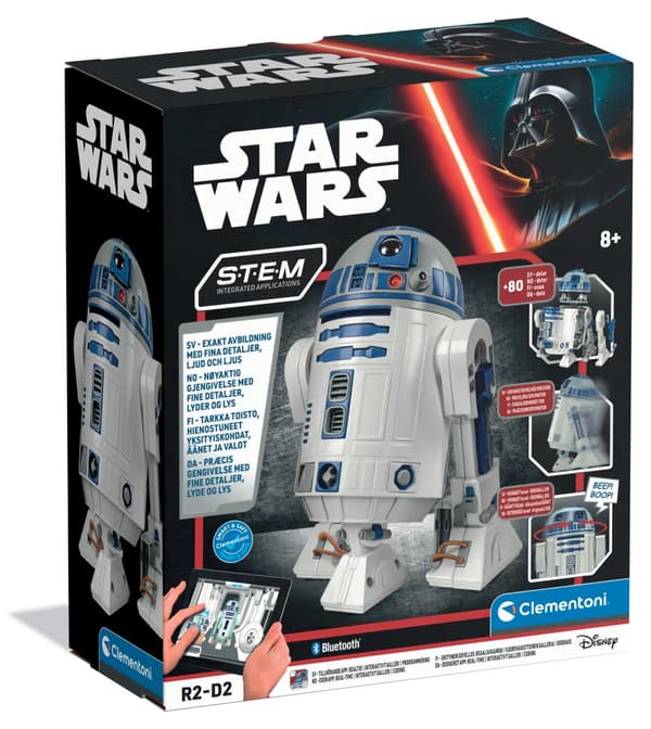 Byg dit eget R2-D2 robotbyggesæt, 80 dele, app-styret