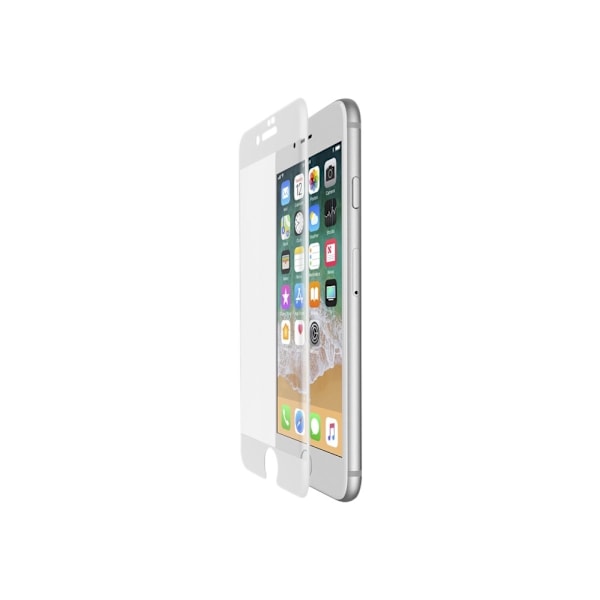 Belkin ScreenForce TemperedCurve - Skärmskydd för mobiltelefon - glas - 5.5" - ramfärg vit