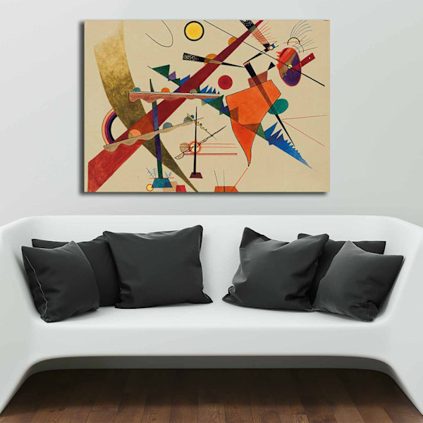 Dekorativ canvasmålning 70100KANDINSKY003