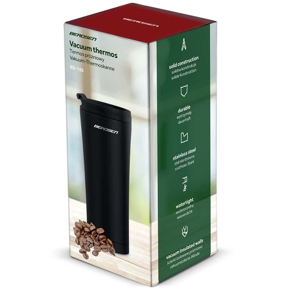 Vakuum termokande 470 ml BD-785 Sort