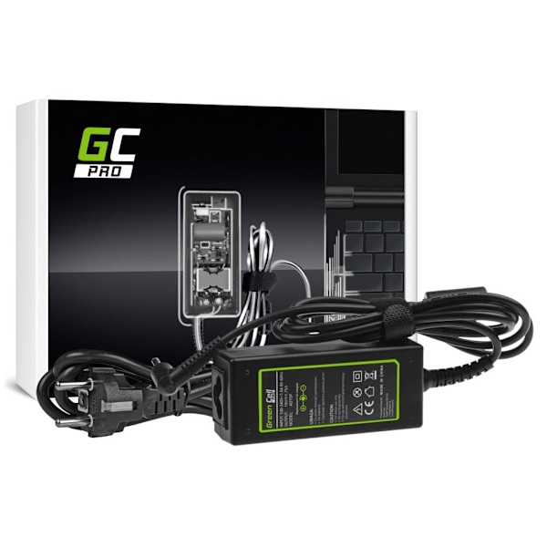 Green Cell PRO laddare/nätadapter 19V, 1,75A, 33W för Asus