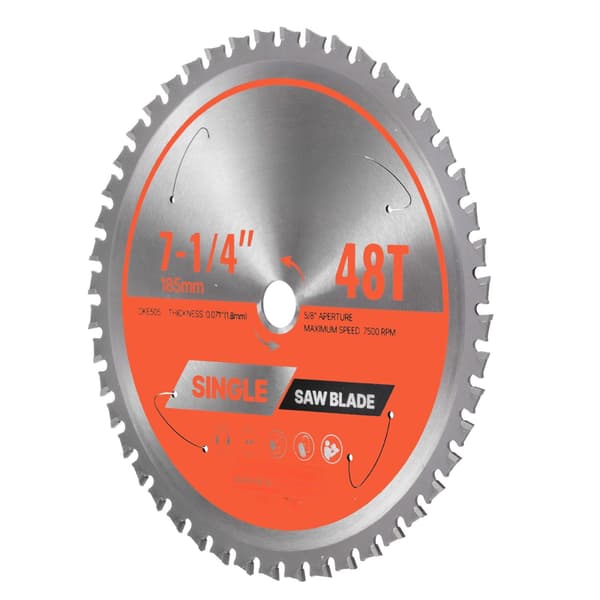 Rundsavklinge til metalskæring 185 mm 48T 5/8 tommer