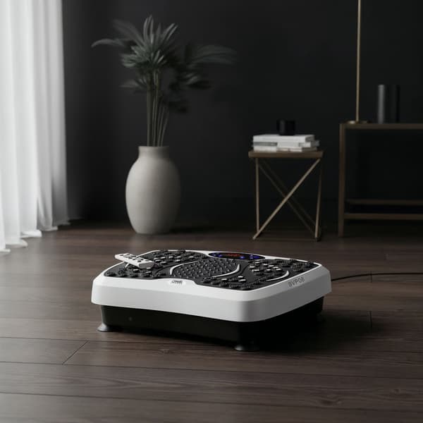 Vibrationsplatform med modstandsbånd, Bluetooth, 5 programmer