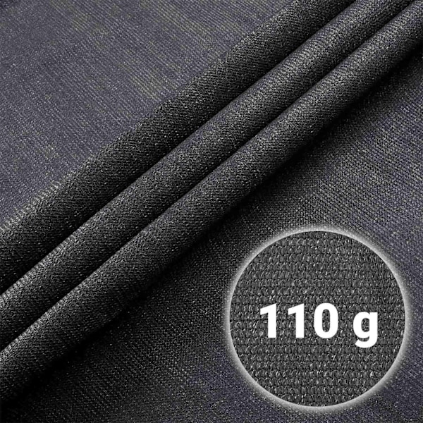 Skyggenet 1,2x50m 110g/m2 + 50 klemmer grå