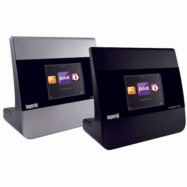 DABMAN i400 Compact Hybridiradio DAB+ / FM / Internet / Bluetooth Musta