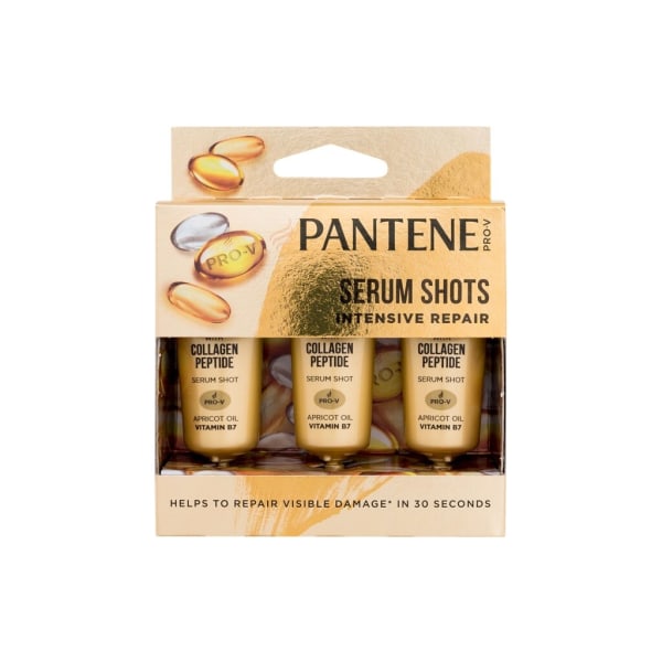 Pantene - Intensive Repair Rescue Shots - For Women, 3x15 ml