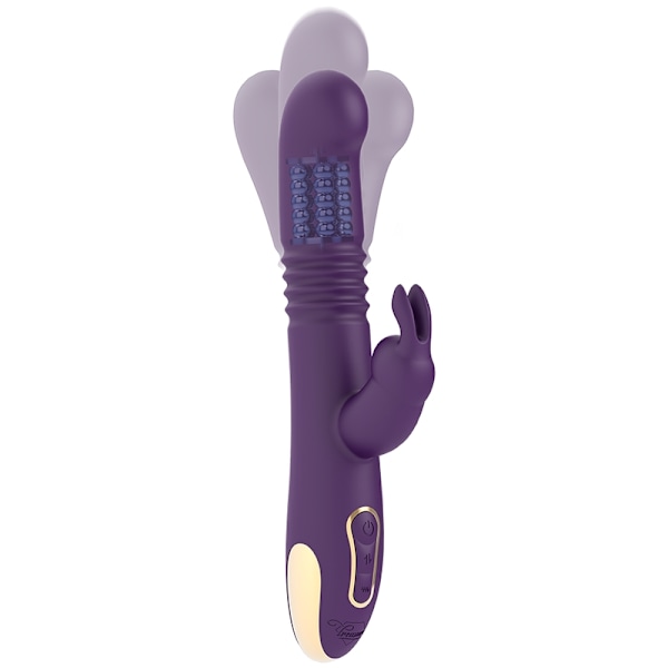 Treasure - Bastian Rabbit op og ned, rotator og vibrator kompatibel med Watchme trådløs teknologi