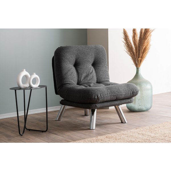 1-sits bäddsoffa Misa Small Solo - Mörkgrå