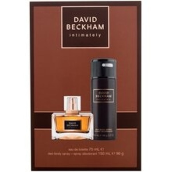 David Beckham - Intimately for Men Gift set EDT 75 ml and deospr