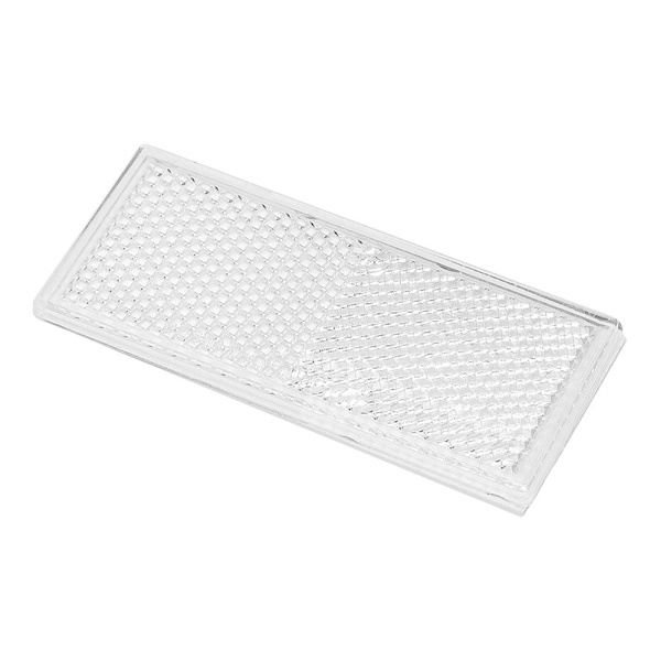 Heijastin valkoinen 82x36mm itseliimautuva 2 kpl läpipainopakkauksessa