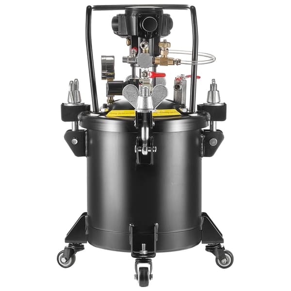 Sprayfärgstryckbehållare 10 l, automatisk omrörning, 70 psi-kit