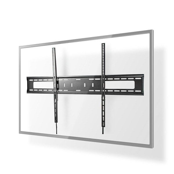 Fast TV Vægbeslag | 60-100 " | Maksimal vægt: 75 kg | Minimum vægafstand: 30.5 mm | Metal / Stål | Sort Sort