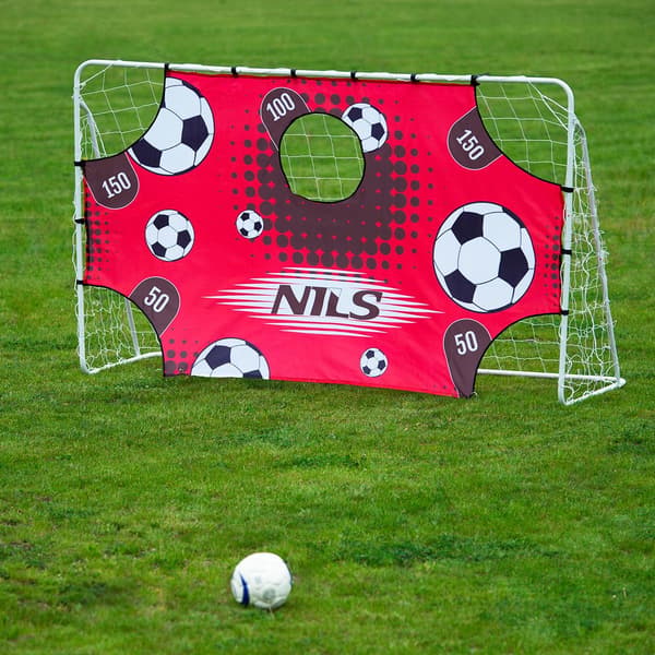 2-i-1 fodboldmål med net- og målpanel