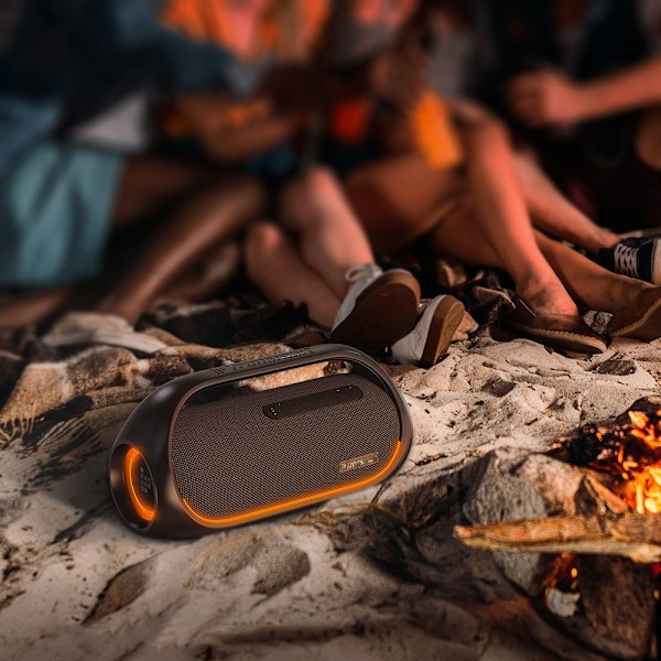 Bang langaton Bluetooth-kaiutin, vedenpitävä 60W, Powerbank-toiminnolla, musta