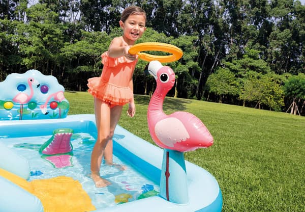 Vattenpool lekplats slide intex 57161