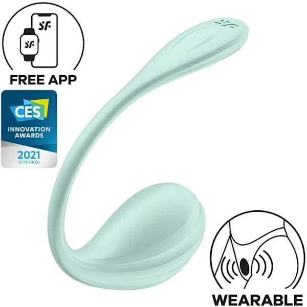 Satisfyer - Smooth Petal G-Point Stimulator Vandgrøn Gratis App