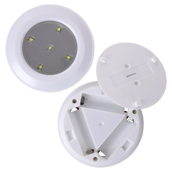 Trådlösa LED-lampor med fjärrkontroll och timer, 3-pack