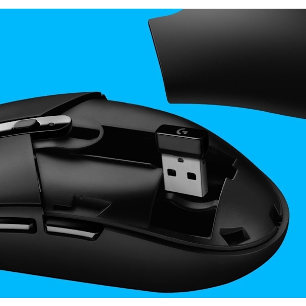 Logitech G305 - trådløs LIGHTSPEED gaming mus, sort