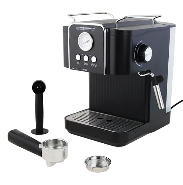 Espressomaskin med mjölkskummare, 1,8 l, 20 bar tryck