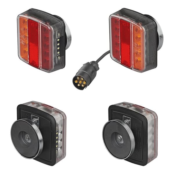 Släpbelysning LED med magneter 7,5+2,5M kabel