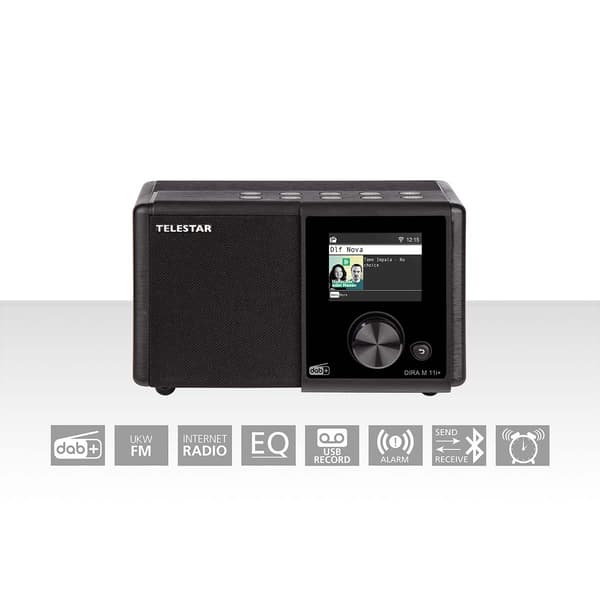 DIRA M11i+ kompakti monitoimiradio EWF DAB+ / FM / Internet / Bluetooth