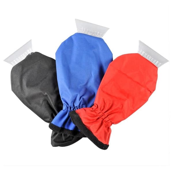 Isskrapa med handske Fleece