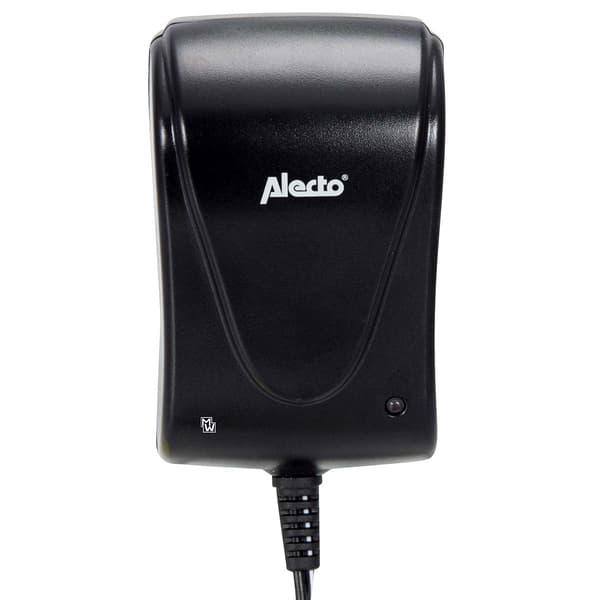 Universel Eco-strømadapter, 1500 mA, 8 stik, sort