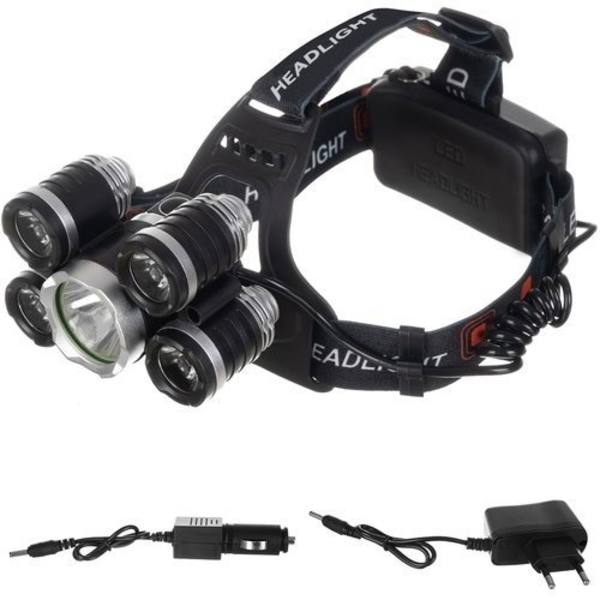 Ajovalaisin 5 x LED T6 CREE