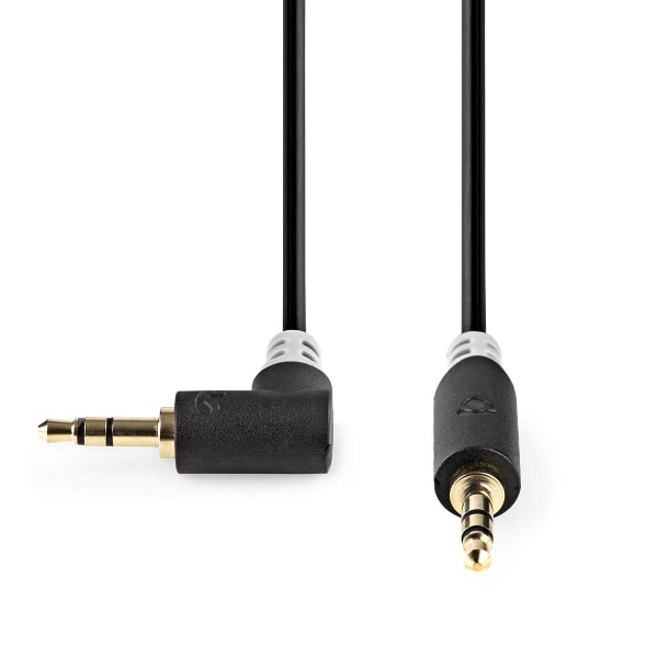 Stereo Audio kabel | 3.5 mm Hanstik | 3.5 mm Hanstik | Guldplate