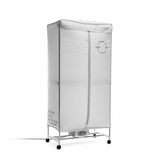 Bärbar elektrisk lufttork för kläder med 2 nivåer Dupledry InnovaGoods 1200 W
