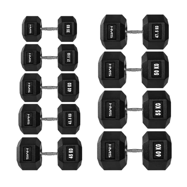 60 kg Hex Hantel – Slitstark, ergonomisk design