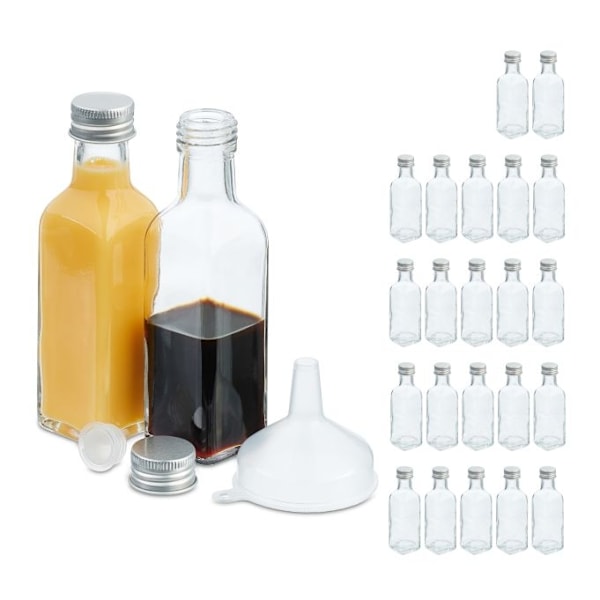 Små flaskor i set 100 ml