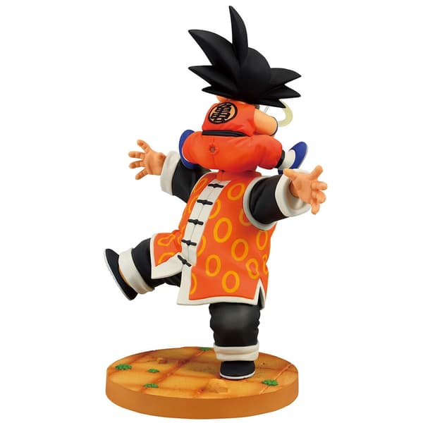 Dragon Ball Son Goku & Bedstefar Son Gohan figur, 16 cm