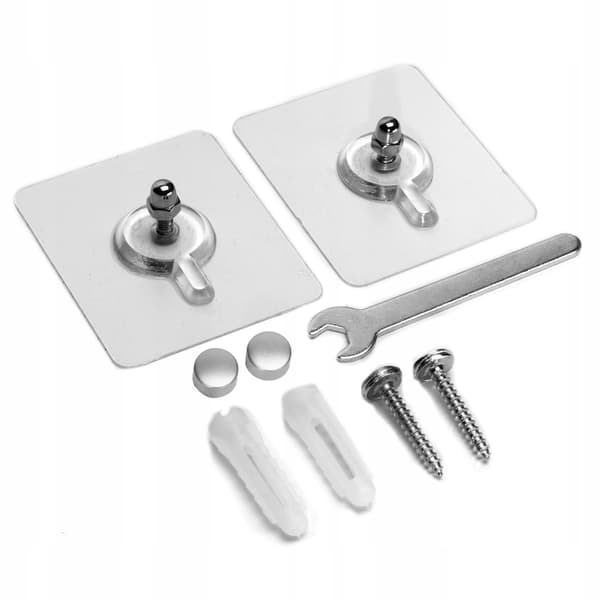 Badrumshörnhylla, silvermatt aluminium