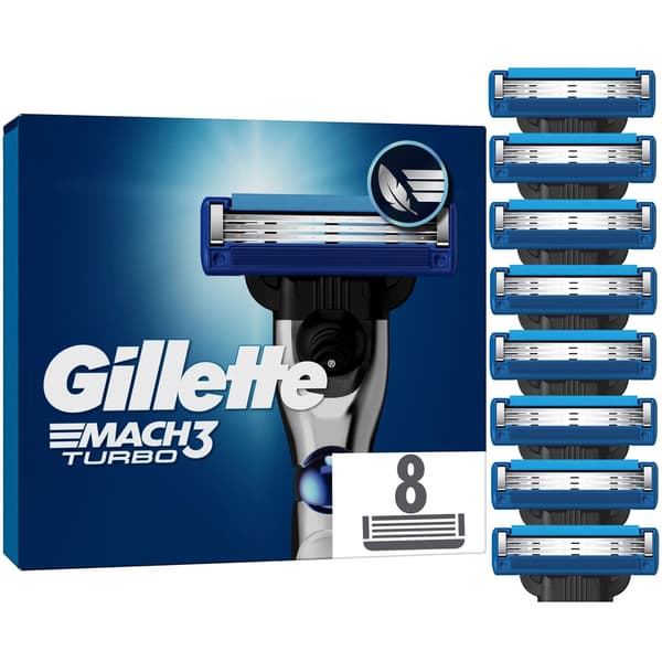 Rakblad Mach3 Turbo 8st