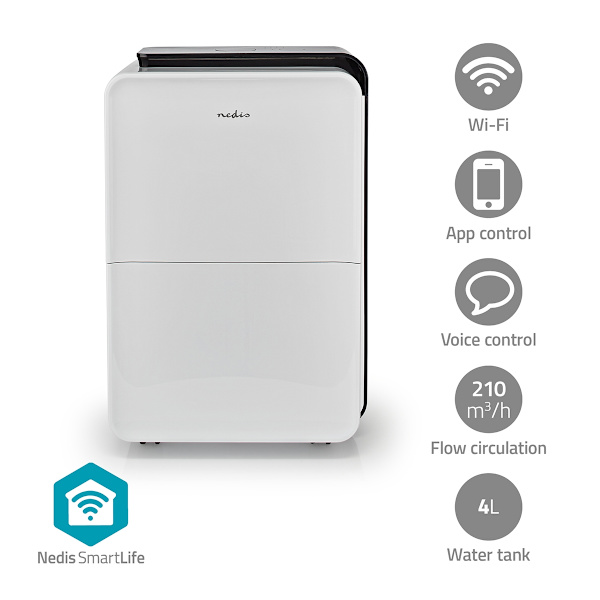 Wi-Fi Smart Affugter, 30L/Dag, App Control