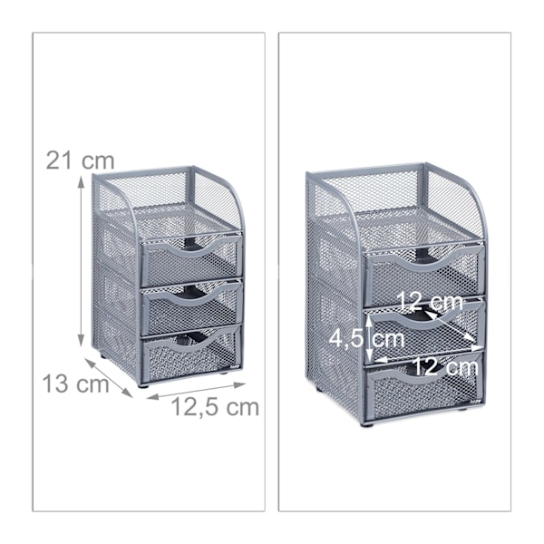 Pöytäjärjestelmä Mesh 3 laatikkoa