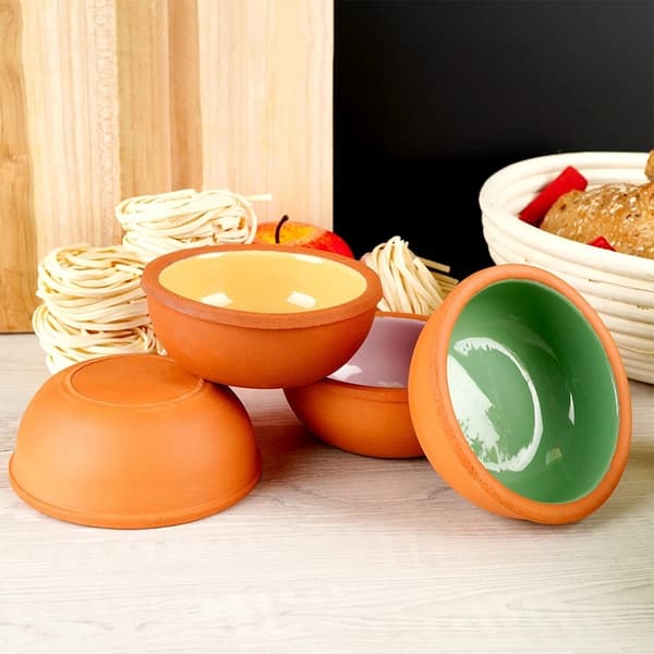 Keramiska ramekinset, 150 ml, 4 färger, ugnssäker
