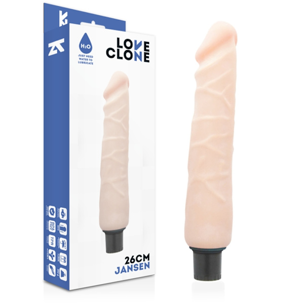 Loveclone - Jansen Self Lubrication Vibrator 26 Cm -O- 4,2 Cm