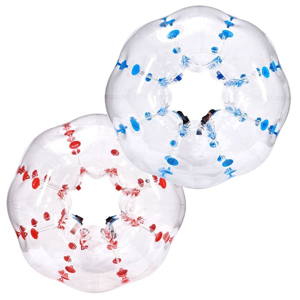 Uppblåsbara stötfångarbollar 2-pack, 1,2 meter tjock PVC