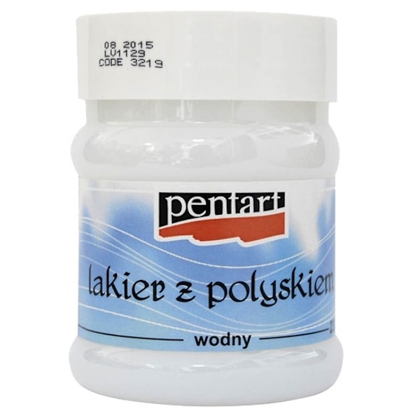 Pentart blank lack, vattenbaserad - 230 ml.