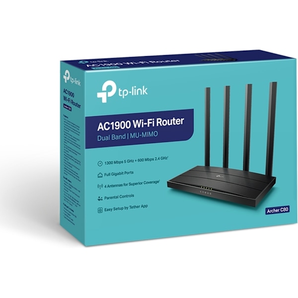 TP-LINK Archer C80 Dual-band - WiFi router