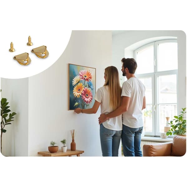 Maleri efter tal 40x50 cm Massido Flowers