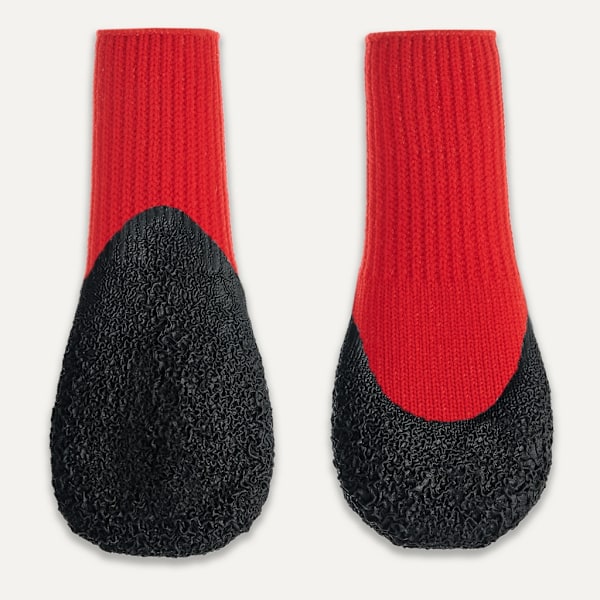 Gooeez Lites Dog Booties (4-pack) L Röd/Svart