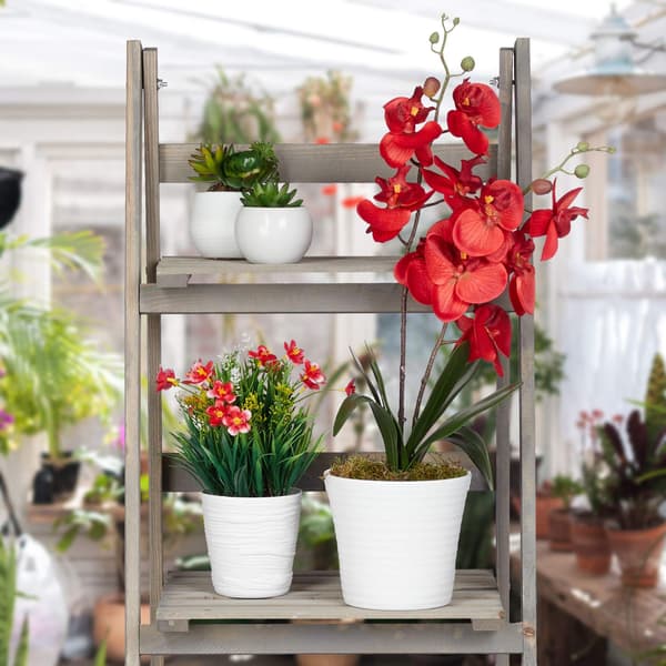 Blomstrappa Trägrå