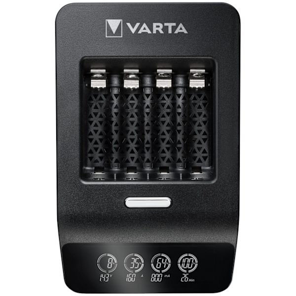 LCD Ultra Fast Charger AA/AAA inkl 4xAA